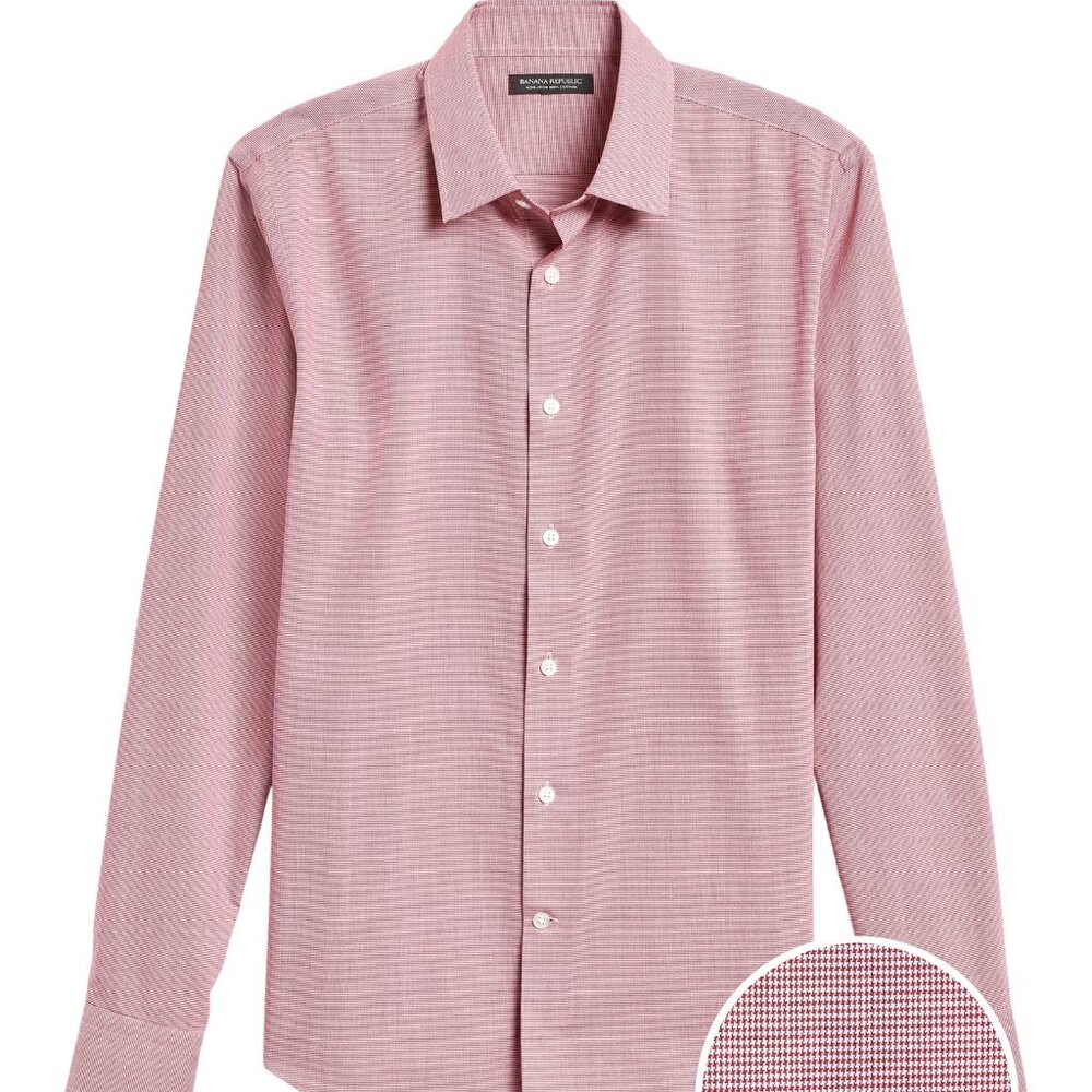 Untucked Slim-Fit Non-Iron Dress Shirt | Banana Republic